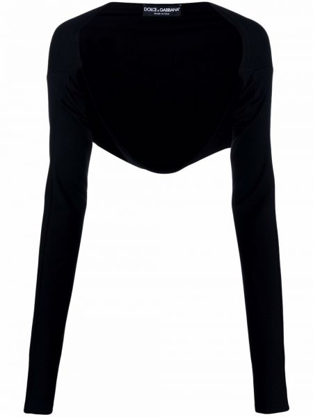 Cardigan avec manches longues Dolce & Gabbana noir