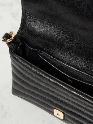 Bolsa de hombro de cuero Givenchy negro