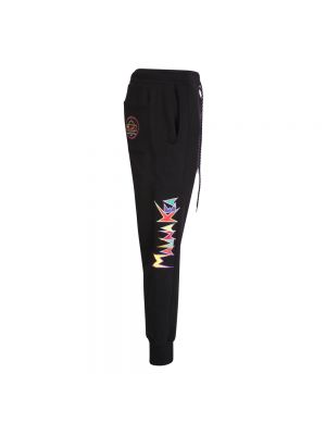 Spodnie sportowe z nadrukiem Mauna Kea czarne