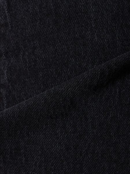 Spódnica jeansowa z wysoką talią Triarchy czarna