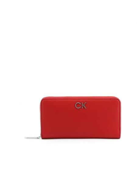 Portefeuille Calvin Klein rouge