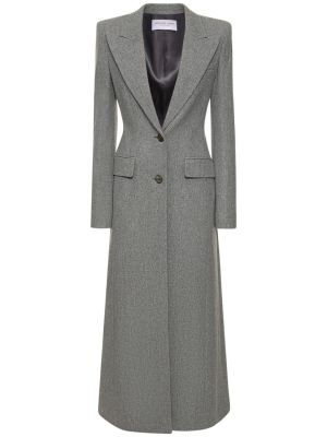 Flanelový kabát Michael Kors Collection sivá