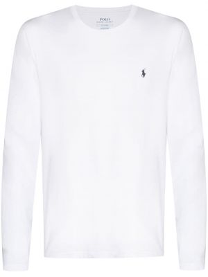 Camiseta con bordado con bordado slim fit Polo Ralph Lauren blanco