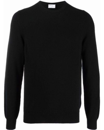 Jersey de cachemir de tela jersey con estampado de cachemira Fedeli negro