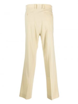Vlněné kalhoty Auralee žluté
