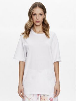 T-shirt oversize Ltb blanc