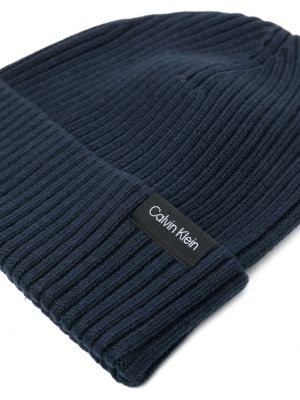 Čepice Calvin Klein modrý