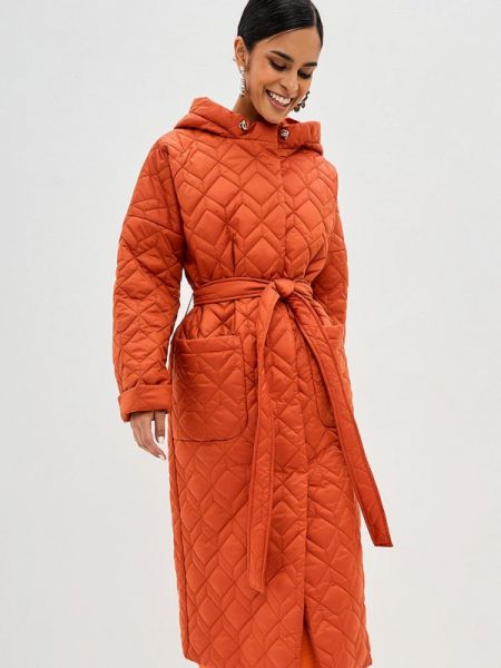 Утепленная демисезонная куртка Vamponi оранжевая
