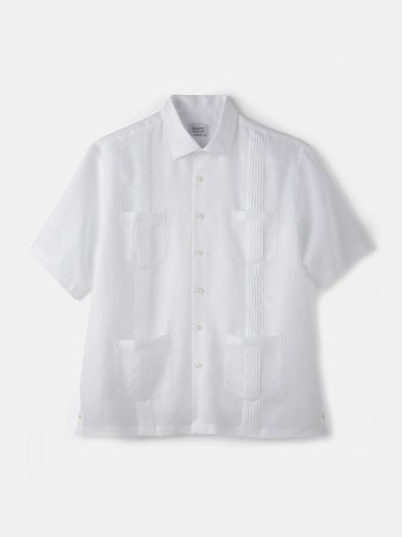 Camisa de lino Mirto blanco