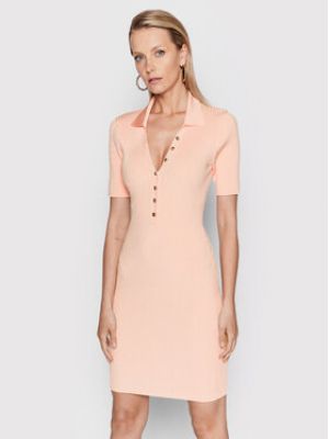 Robe slim en tricot Marciano Guess rose