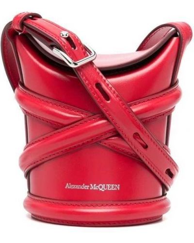 Τσάντα χιαστί Alexander Mcqueen κόκκινο