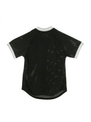 Koszula na guziki z siateczką Mitchell & Ness czarna