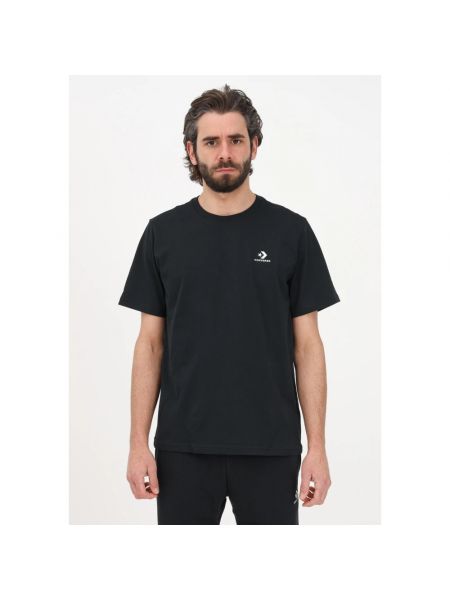 Camiseta con bordado casual Converse negro