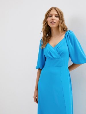 Платье на запах Imocean голубое