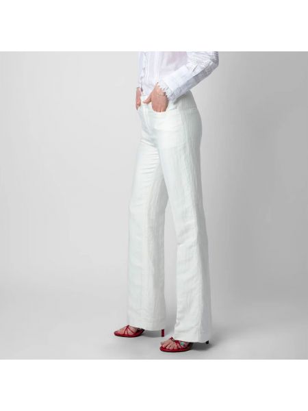 Pantalones bootcut Zadig & Voltaire blanco