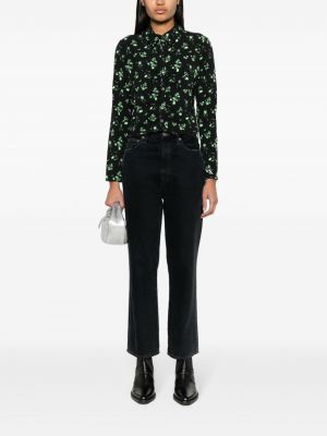 Koszula jeansowa w kwiatki z nadrukiem Calvin Klein Jeans