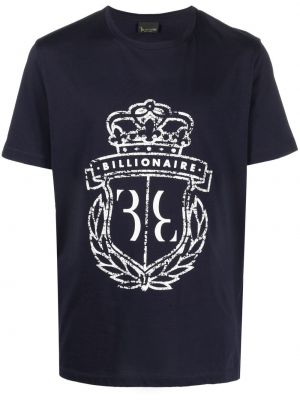 Tricou cu imagine Billionaire albastru