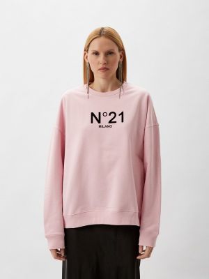 Свитшот N21 розовый