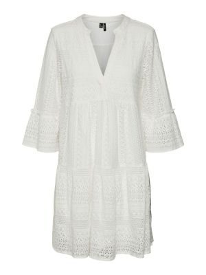 Mini robe large Vero Moda blanc