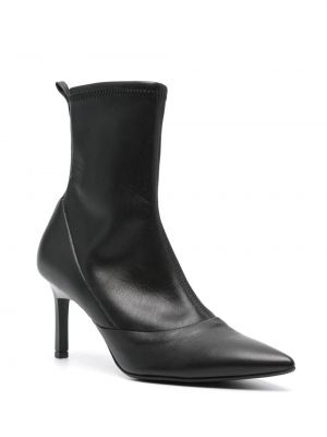 Ankle boots en cuir Calvin Klein noir
