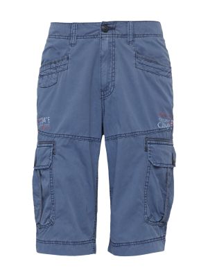 Pantaloni cargo cu buzunare Camp David albastru