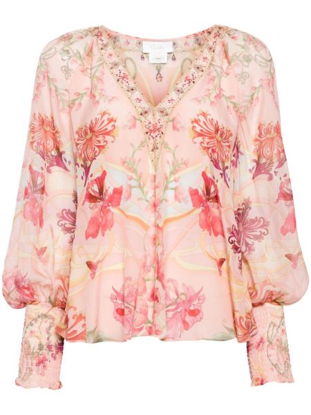 Blomstret top Camilla