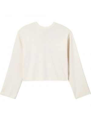Плетен пуловер Proenza Schouler White Label бяло