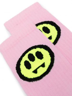 Ponožky s výšivkou Barrow růžové
