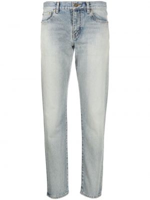 Slim fit skinny fit-jeans Saint Laurent blå