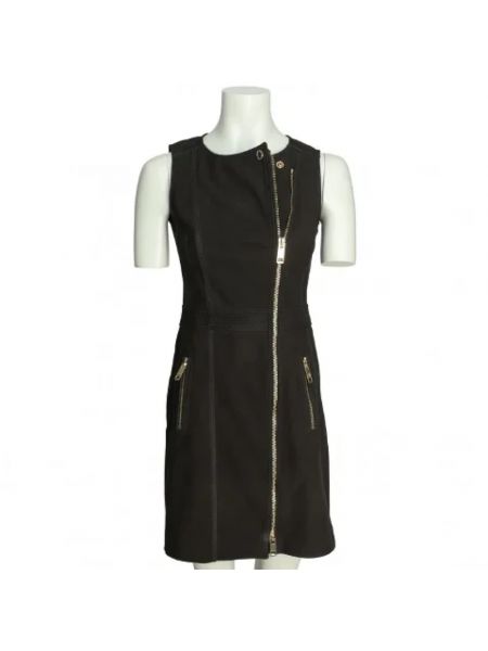 Sukienka skórzana Burberry Vintage czarna