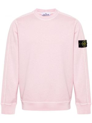 Sweatshirt aus baumwoll Stone Island pink