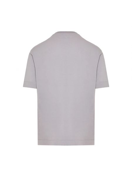 Camiseta de algodón Emporio Armani violeta