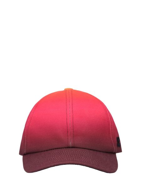 Gorra de algodón Courrèges rojo