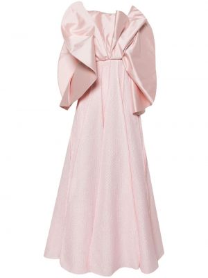 Abendkleid mit plisseefalten Gaby Charbachy pink