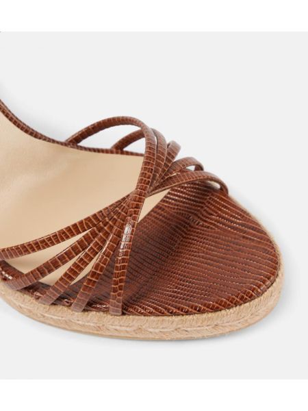 Kama deri espadril Tom Ford kahverengi