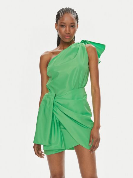 Priliehavé šaty Pinko zelená