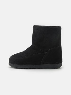 Кожаные зимние ботинки Zign черные