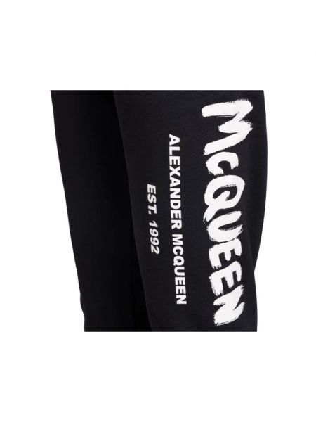 Zapatillas de cuero Alexander Mcqueen negro