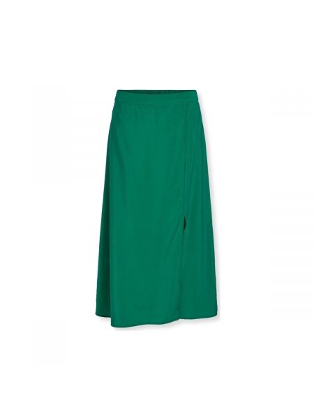 Midi suknja Vila zelena