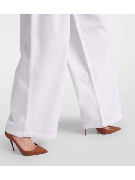 Jeans taille basse Agolde blanc