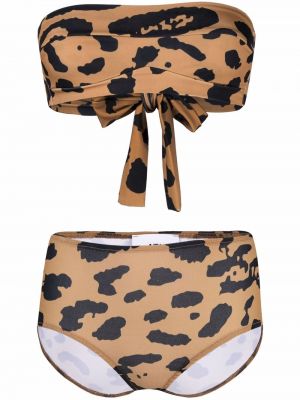 Bikini con estampado animal print Atu Body Couture