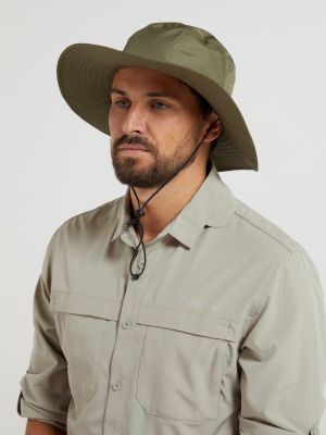 Wodoodporna czapka relaxed fit Mountain Warehouse zielona
