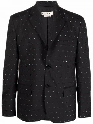 Krystaller lang blazer Marni svart