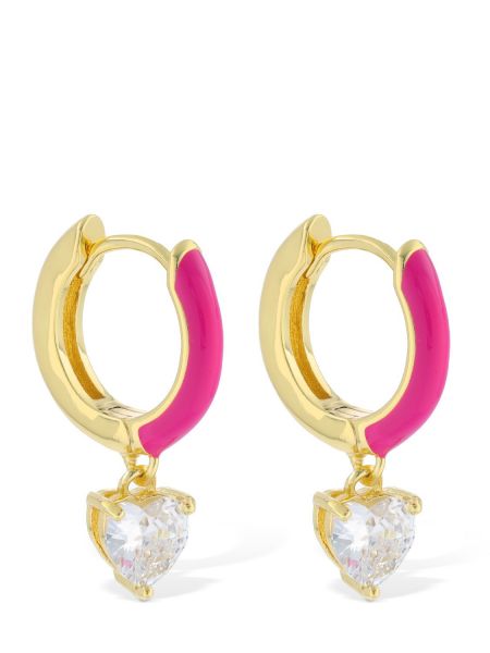 Pendientes Celeste Starre rosa