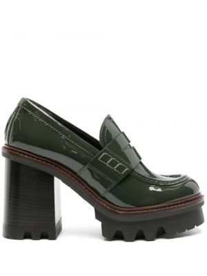 Pantofi loafer Agl verde