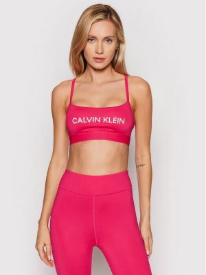 Športová podprsenka Calvin Klein Performance ružová