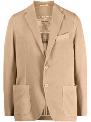 Blazer i stickad Circolo 1901 brun