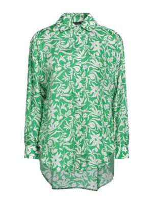 Camicia in viscosa Maje verde