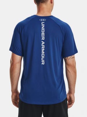 Reflektierende t-shirt Under Armour blau