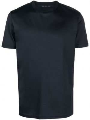 T-shirt di cotone Low Brand blu